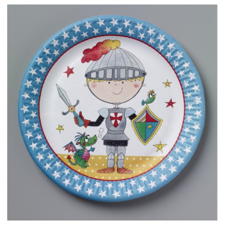 紙皿（同柄のコップ&ナプキンもあります）