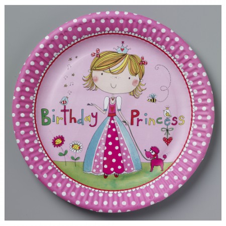 紙皿（同柄のコップ&ナプキンもあります）