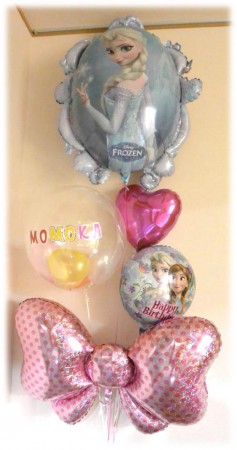 アナと雪の女王♥︎バースデー♥︎大きなリボン付き