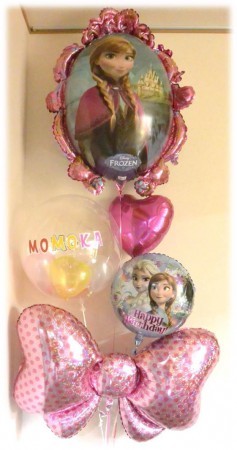 アナと雪の女王♥︎バースデー♥︎大きなリボン付き