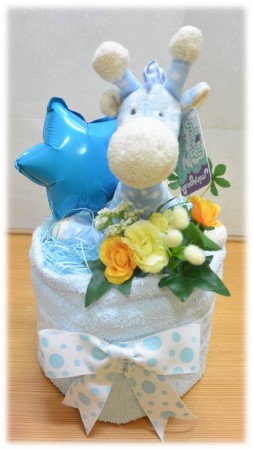 おむつケーキ♥︎ミンクプラッシュ